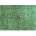thumbnail image 1 of Ahgly Company Indoor Rectangle Abstract Turquoise Blue Contemporary Area Rugs, 3' x 5', 1 of 4