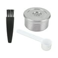 thumbnail image 2 of Capsules de Café, Dosettes de Café Sûres et en Acier Inoxydable avec Brosse à Cuillère pour Machine à Café pour Dosette de Café, 2 of 8