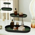 thumbnail image 7 of Double-Layer Iron Tabletop Storage Tray Rack, 30x17x15cm Multicolor Organizer for Cosmetics, Jewelry, Perfume Display and Home Décor, 7 of 7