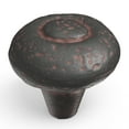 thumbnail image 4 of Hickory Hardware P3003-RI 1-1/2-Inch Refined Rustic Knob, Rustic Iron, 4 of 7
