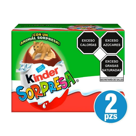 Huevo de chocolate Kinder Sorpresa Natoons 2 pzas 20 g c/u