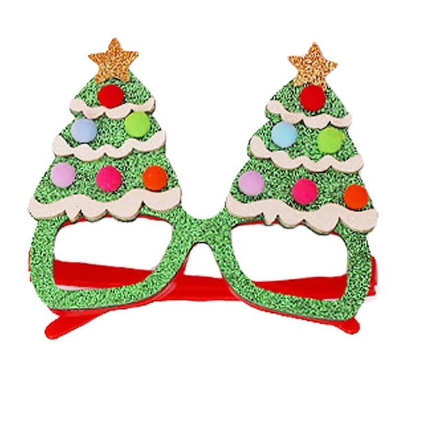 Max Fun Juego De 24 Piezas De Marco De Gafas De Navidad Y Diademas Con 24 Bonitos