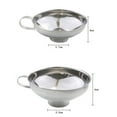 thumbnail image 4 of 4 Pcs Set Funnel for Wide and Regular Jars Useful Stainless Steel Wide Mouth Canning Funnel Large Mouth Funnels, 4 of 8