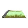 thumbnail image 2 of Ahgly Company Indoor Round Solid Green Modern Area Rugs, 6' Round, 2 of 4