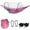 Pink_Free Size, variant on YOHAVEN Outdoor Mosquito Net Hammock Parachute Nylon Double Single, Camping Travel Hanging Bed for Backyard Garden Hiking Adventure Relaxation