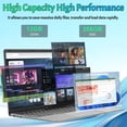 thumbnail image 6 of SANPTENT 15.6" FHD IPS Screen Laptop, 12GB RAM 256GB SSD, Intel 5205U Processor, Long battery life, 2 Stereo Speakers, Fingerprint, Backlit Keyboard, 6 of 7