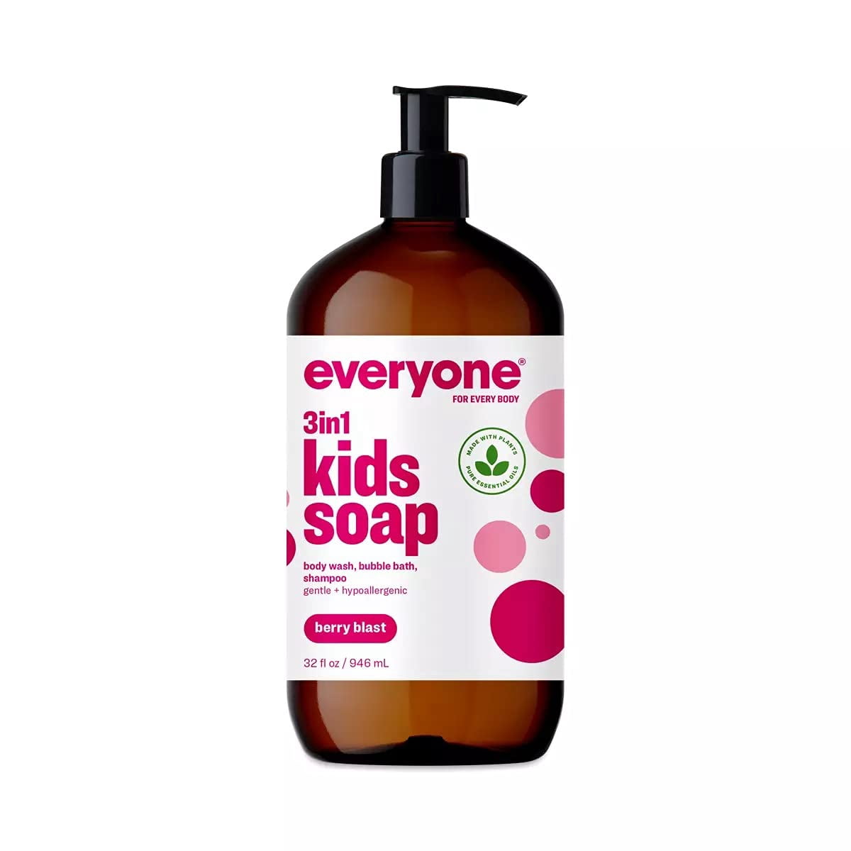 Everyone Kids Soap Tropical Coconut Twist 32 fl oz Pack of 4