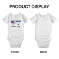thumbnail image 3 of 50% Honduran + 50% American = 100+% Cute Baby Bodysuit Romper (White, 18-24 Months), 3 of 5