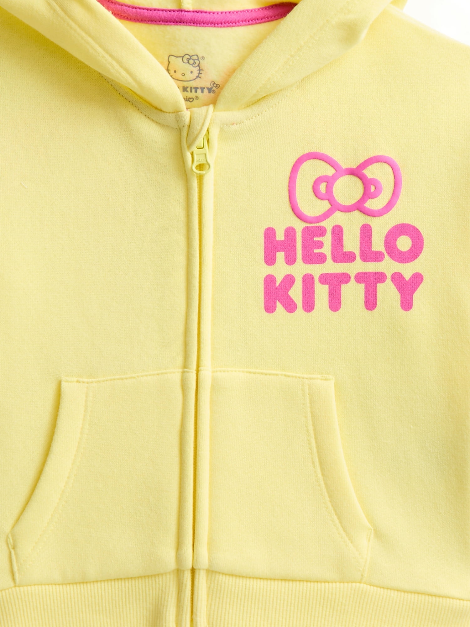 Hello Kitty Baby Girls' Full Zip Graphic Hoodie, Sizes 0/3M-6/9M