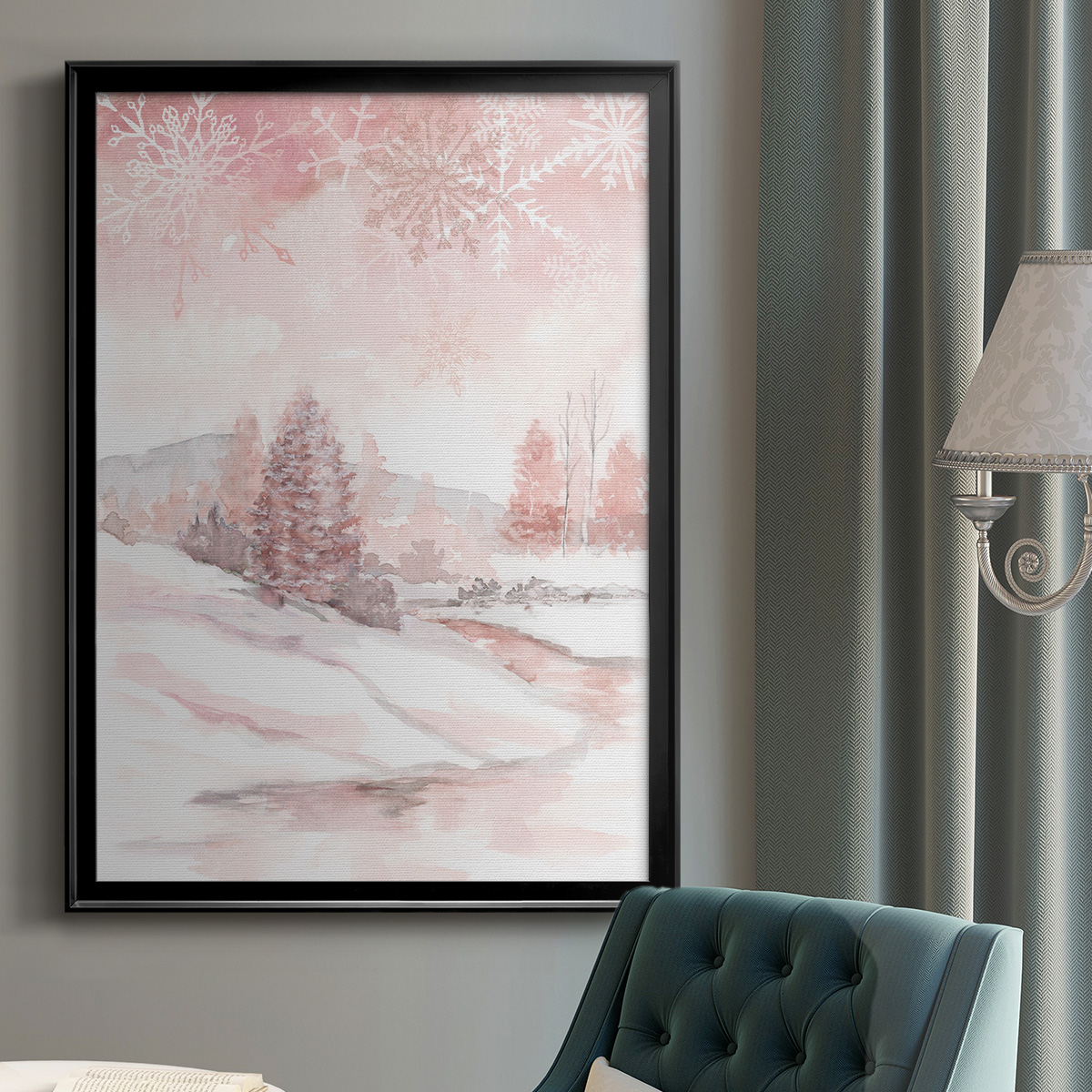 Blush Winter Premium Framed Print - Ready to Hang