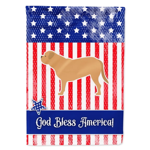Carolines Treasures BB3370GF USA Patriotic Dogue de Bordeaux Flag Garden Size  Small multicolor