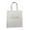 White, variant on Priscilla Carson 100% Cotton Canvas Wedding Party Tote Bag - Bride in White