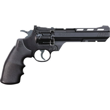 Crosman CR357 Revolver .177 Caliber CO2 Air Pistol, (Best Stopping Power Handgun Caliber)