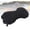 Black, variant on Riousery Black Inflatable Compact Travel Pillow Portable Sponge Seating for Nap Camping Car (10.24 inches / 26 cm)