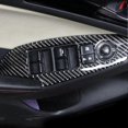 thumbnail image 3 of 4Pcs Carbon Fiber Window Lift Button Control Panel Cover Trim Frame for Mazda3 Axela 2014-2018, 3 of 4