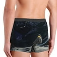 thumbnail image 3 of Fotbe Astronaut Standing In The Moon Men’s Total Support Pouch Boxer Briefs, X-Temp Cooling, Moisture-Wicking Underwear, Regular, Long-leg and Trunk-Large, 3 of 6