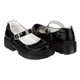 thumbnail image 1 of Zapato Escolar Moda Junior Niña Dominiq 03633 negro 22.5, 1 of 6