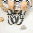 thumbnail image 3 of Newborn Infant Baby Girl Boy Cotton Booties Stay On Sock Slippers Soft Bedroom Shoes Non-Skid Ankle Boots With Grippers Toddler Crib Warm Shoe First Walker Birthday Shower Gift, 3 of 6