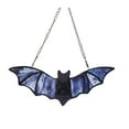 thumbnail image 5 of sunsanly Halloween Hanging Glass Suncatcher Decoration Acrylic 2D Bat Ornament Gothic Car Rearview Mirror Decor for Home Window Wall Car, 5 of 8