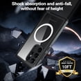 thumbnail image 2 of TECH CIRCLE Magnetic Case For Galaxy S24 with Built-in Screen Protector, Hybrid Rugged Full Body Drop Protection Shockproof Anti-Scratch Transparent Clear Cover for Samsung Galaxy S24 6.1" 2024,Black, 2 of 6