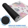 thumbnail image 6 of Long Mouse Pads for Desk,White Fairy Flower Pattern Desk Mats on Top Of Desks, Desk Mouse Pad Extra Large with 3mm Non-Slip Base and Stitched Edge for Gaming,Office,Work,Home 31.5"x15.7", 6 of 6