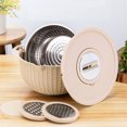 thumbnail image 1 of 4-1 Colander With Mixing Bowl Set, Rotatable Strainer Food Strainers And Colanders 2 Layer Stainless Steel Ergonomic Handle Versatile Vegetable Washing Bowl, 1 of 8