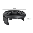 thumbnail image 3 of Replacement Spool And Cover For Harbor For Freight For Bauer 20115E-B Trimmer Cover×4, 3 of 10