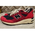 thumbnail image 1 of New Balance 990v2 Made in USA Teddy Santis Men's Sneaker Red Navy Shoe M990AD2, 1 of 6