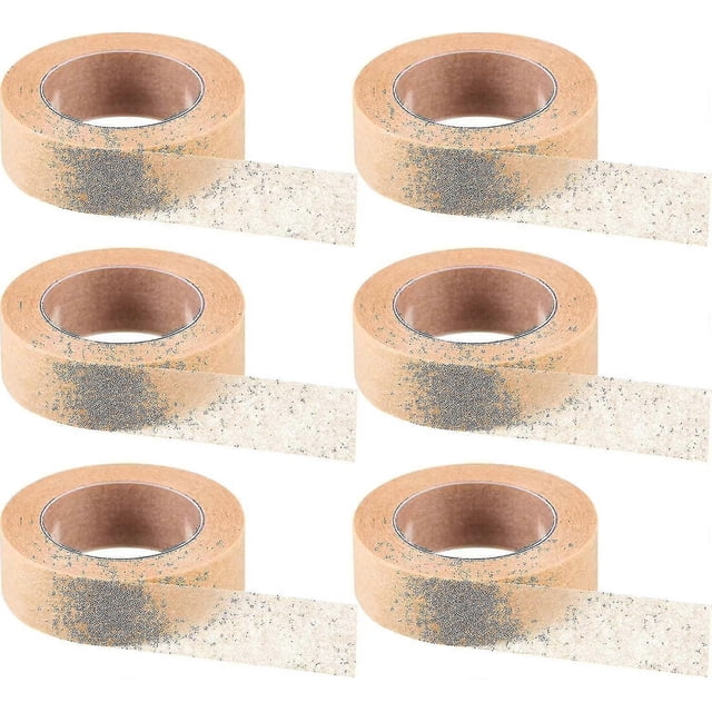 6 Rolls Flexible Skin Tape Breathable Nose Tape Self Adhesive Gauze Tape For Wound Injuries Swelling Sports A