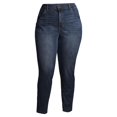 thumbnail image 6 of Terra & Sky Women's Plus Size Core Denim Skinny Jeans, Regular and Petite, 6 of 6