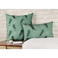 thumbnail image 2 of Vargottam Luxury, Printed Mint Green CushionCoversDecorative PillowCoversSquareThrow Pillowcase -24x24Inches, 2 of 5