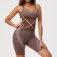 thumbnail image 1 of Body moldeador de cintura alta para mujer, con tirantes ajustables, talla grande, ajustado, moldeador de cadera, de nailon, 1 of 4