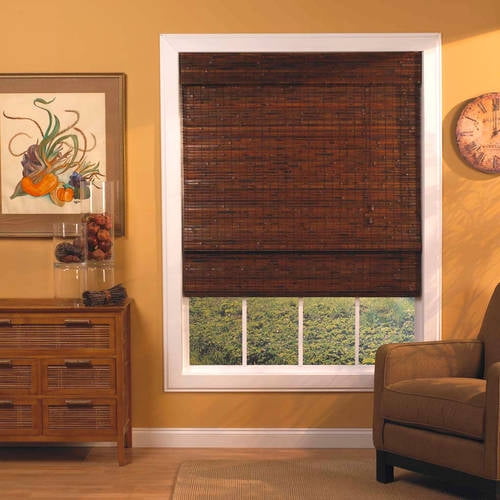 Radiance Kona Natural Woven Bamboo Roman Shades