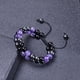 thumbnail image 5 of 8MM Natural Amethyst Double-layer Bracelet Magnet Beaded Bracelet Men And Women Couple Bracelet, 5 of 7
