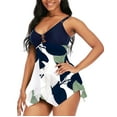 thumbnail image 1 of Traje de baño dividido grande para mujer Bikini cómodo Traje de baño dividido cómodo europeo y americano OAVQHLG3B Store  lin121212, 1 of 4