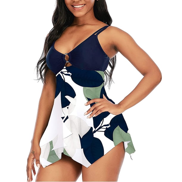 Traje de baño dividido grande para mujer Bikini cómodo Traje de baño dividido cómodo europeo y americano OAVQHLG3B Store lin121212