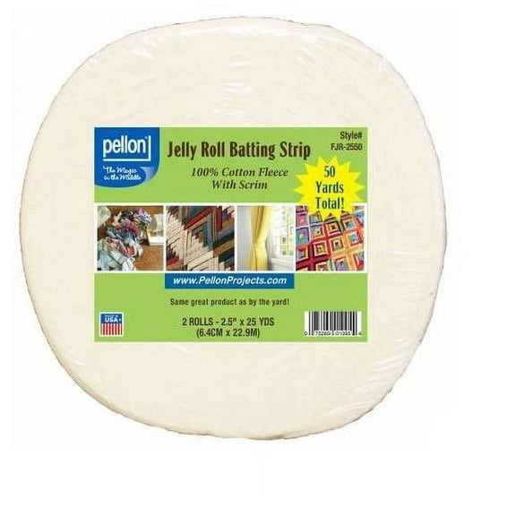 Pellon Cotton with Scrim Jelly Roll 2-1/2in x 50yds