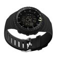 thumbnail image 3 of Reloj deportivo electrónico resistente al agua, luz nocturna, pantalla grande, correa de liberación rápida, reloj digital negro, 3 of 14