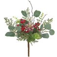 thumbnail image 4 of Artificial Leaf Pick Realistic Fake Greenery Stem Faux Leaf Branch for Christmas, 4 of 6