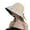 Beige, variant on Hats for Women UV Packable Travel Hat with Ponytail Slot Women Outdoor Sunscreen Sun Hat All Match Tethered Double Sided Large Brimmed Sun Hat