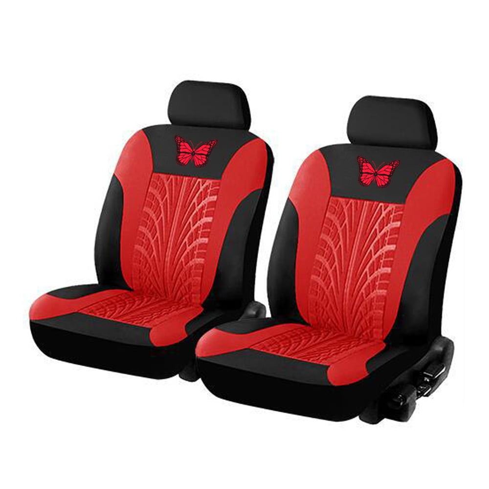General Car Seat Cover Set Universal ButterflyPattern Embroidery Car