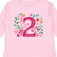 thumbnail image 4 of Inktastic 2nd Birthday 2 Year Old Girls Girls Long Sleeve Toddler T-Shirt, 4 of 5