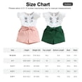 thumbnail image 6 of PatPat Toddler Girls Clothes 2pcs Cotton Floral Embroidery Graphic Tee and Shorts Outfits Sets, Pink, 18M-6 Years, 6 of 8