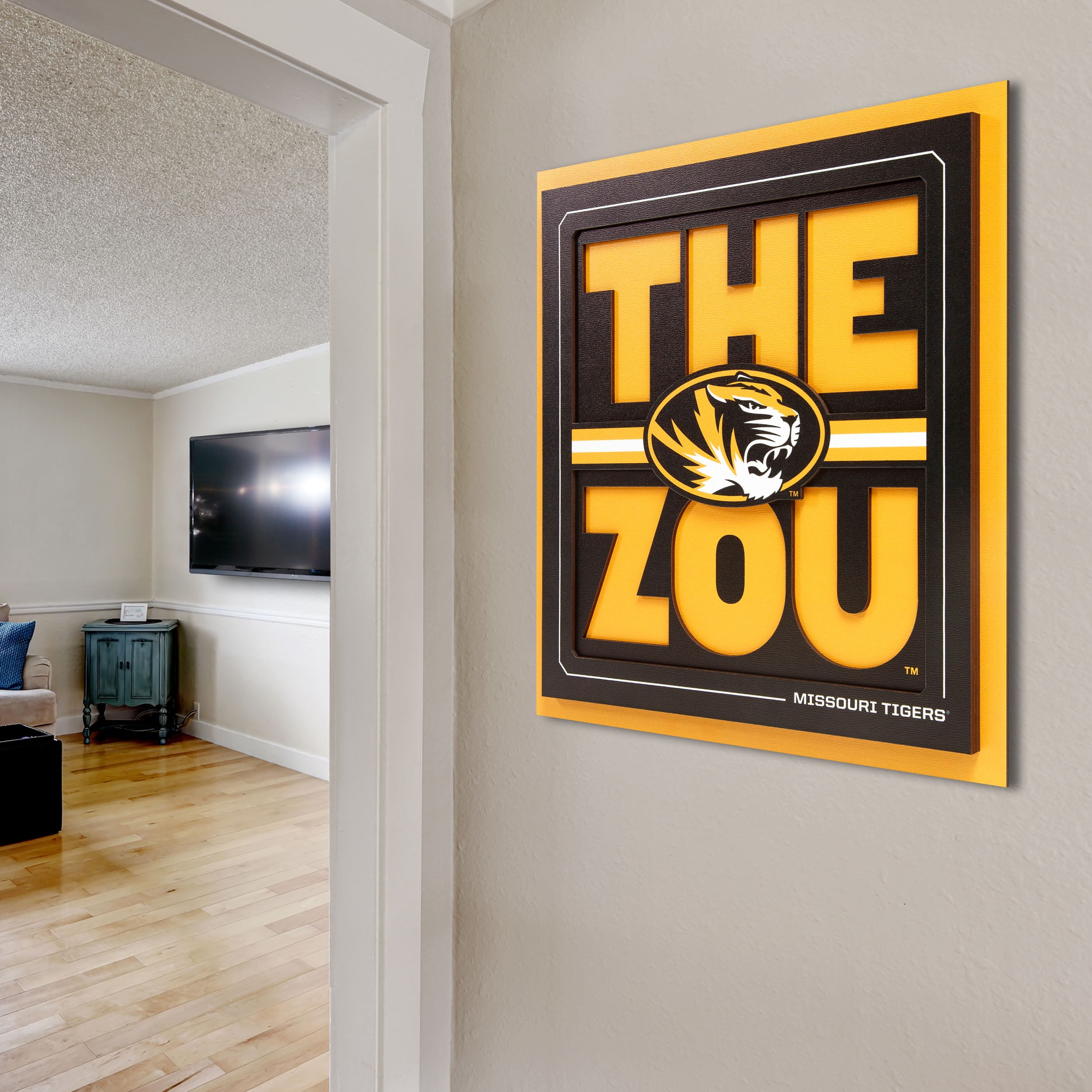 YouTheFan NCAA Missouri Tigers Slogan Series 3D Wall Art