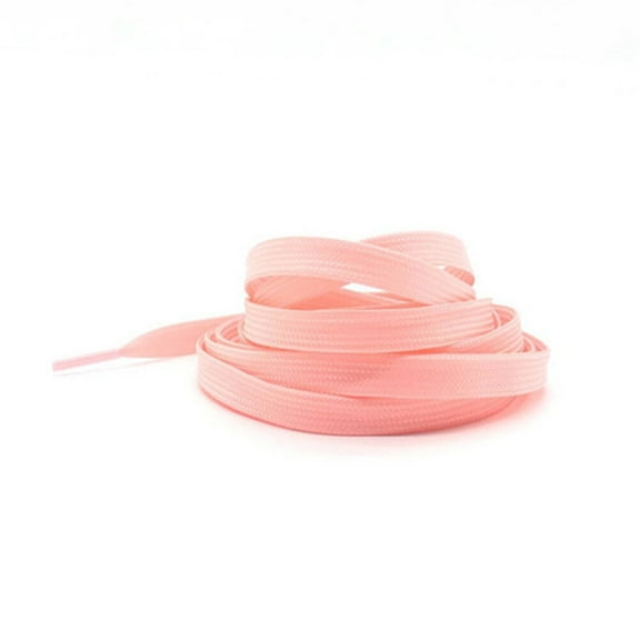 Milisten Colored Shoe Laces Luminescent Fiber Pink 1 Pair
