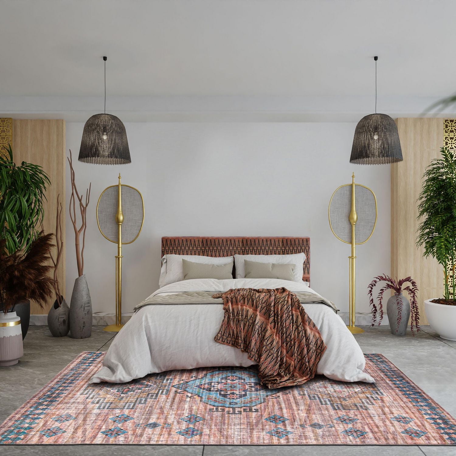 Tapis ECARPET Lavable en Machine et Respectueux de l'Environment Kashkuli