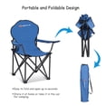 thumbnail image 4 of Costway Chaise de Camping Pliante Haute Capacité Chaise de Plage Pique-Nique Extérieur, 4 of 10