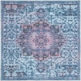thumbnail image 3 of Unique Loom Roma Renaissance Washable Rug ,5' 3" x 5' 3",Light Blue, 3 of 4