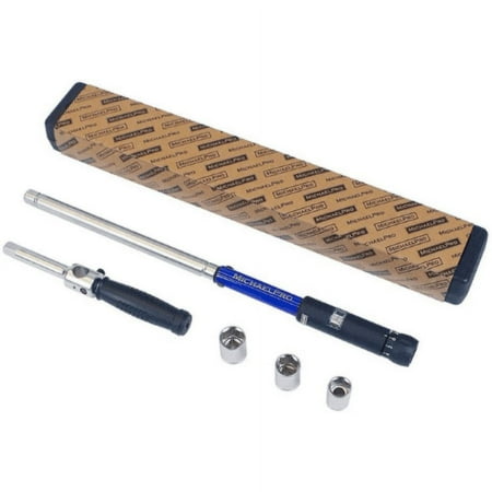 UPC: 0840113500109 | MichaelPro Click Through Torque Wrench – 1/2 Inch Dr with 3 Sockets