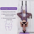 thumbnail image 3 of Aerial Yoga Strap Yoga Hammock Yoga Swing Anti-gravity Stretch Band For Inversion Exercises Flexibility For Pilate Yoga Lovers Purple, 3 of 4